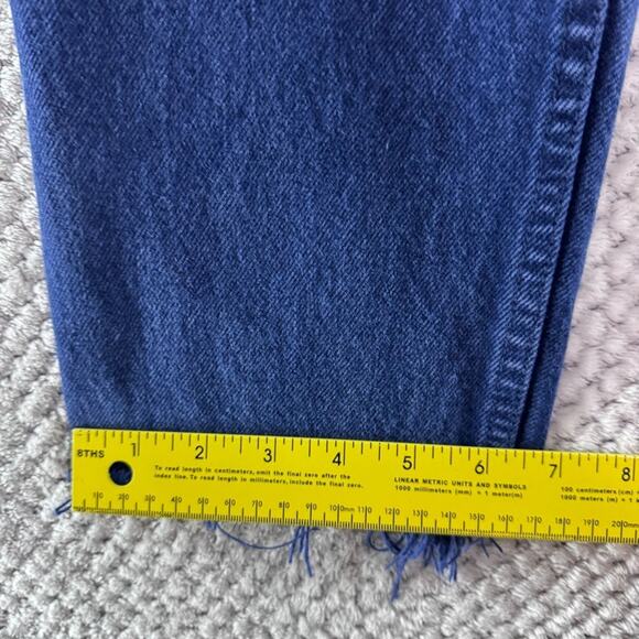 VTG Guess George Marciano Jeans Womens 31 Blue Dark Wash Button Fly High Rise - Picture 13 of 14